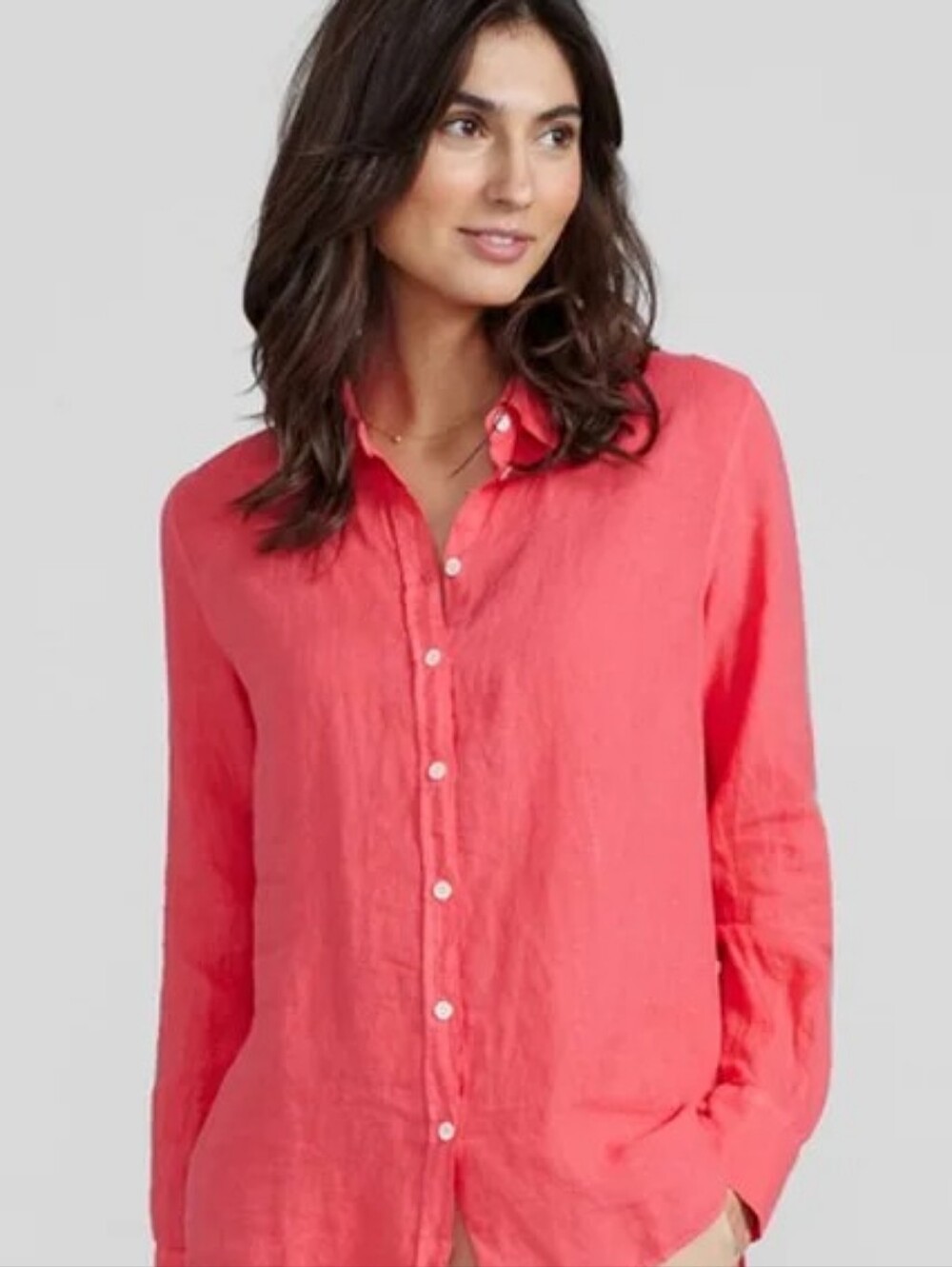 J. Crew Perfect Linen Shirt